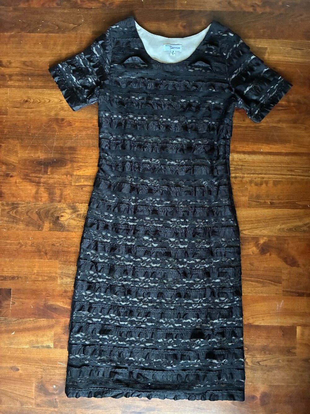 Black, knee length Sheath Dress